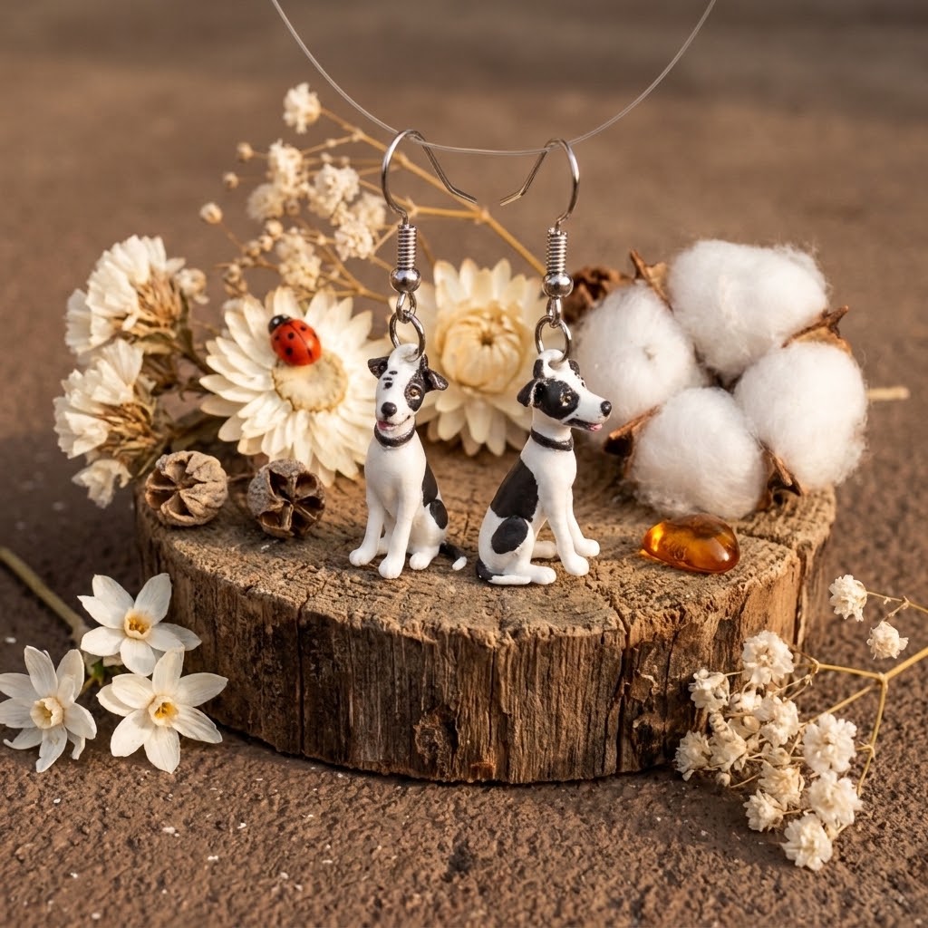 Lurcher Dog Earrings | Lightweight Dog Lover Earrings | Clarke & Hound
