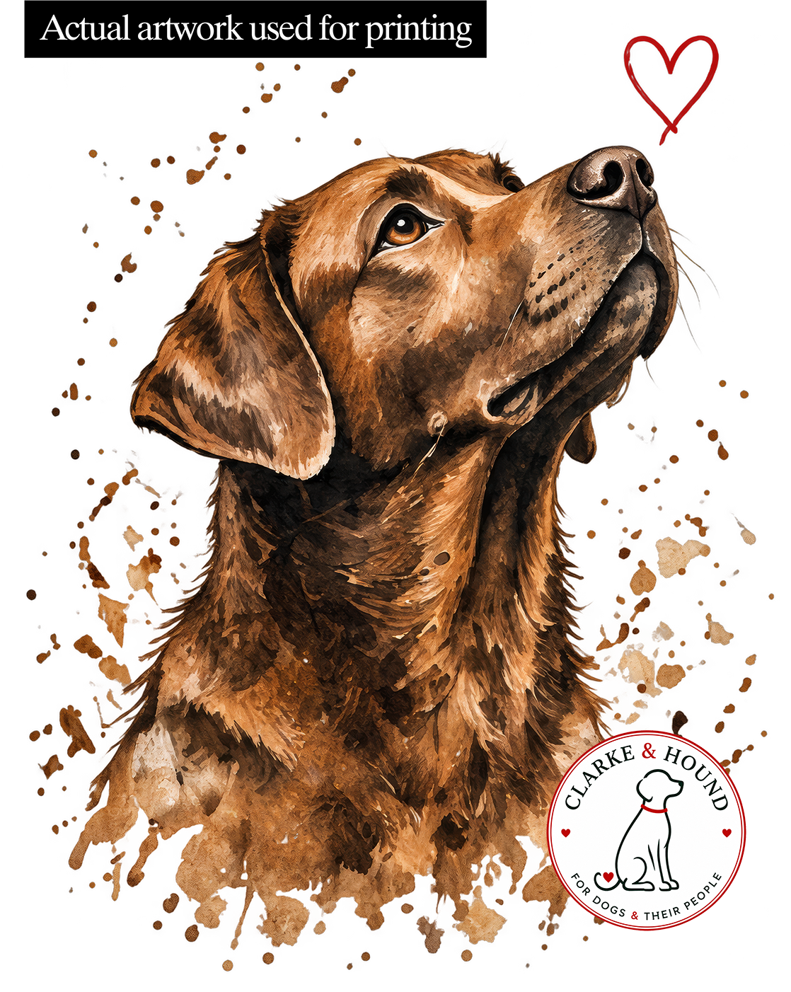 Labrador Watercolour Tote Bag – Dog Lover Cotton Shopper